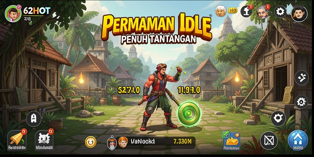 Gameplay menarik dari 62HOT dalam genre Idle yang seru.