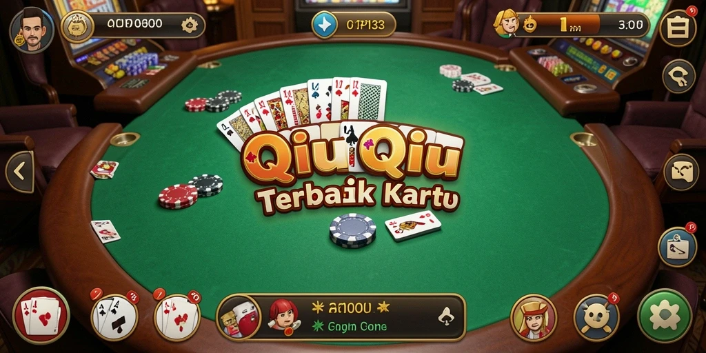 Tampilan menarik gameplay QiuQiu dalam API33