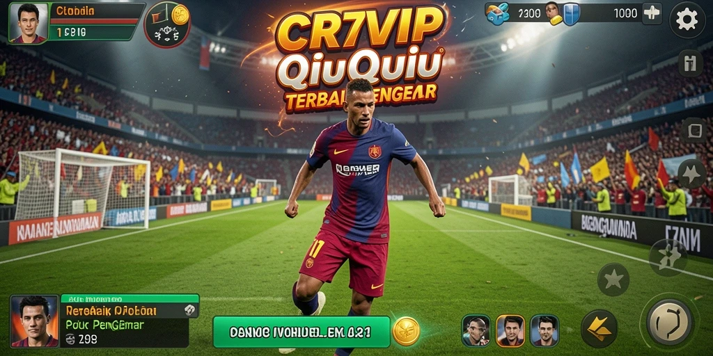 Tampilan gameplay CR7VIP yang menarik dan interaktif saat bermain QiuQiu.