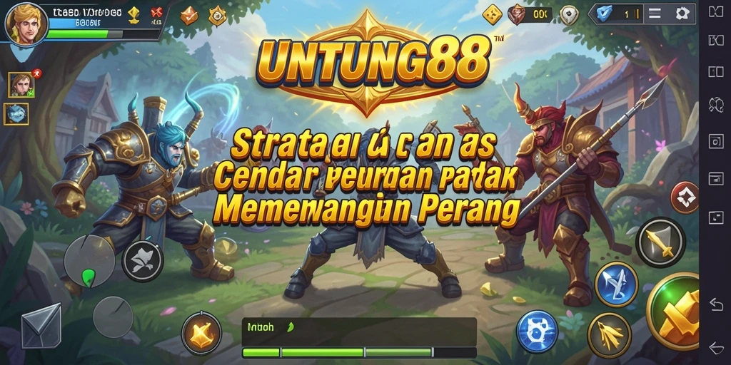 Tampilan gameplay UNTUNG88 menunjukkan pertempuran strategis yang mendebarkan.